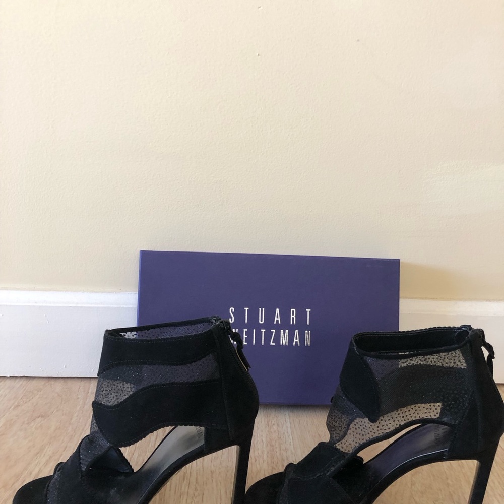 Stewart Weitzman Black stillettos size 6